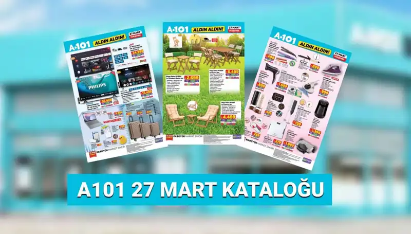 Yeni A101 Aktüel Kataloğu ile Dikkat Çeken Ürünler 27 Mart’ta Satışta!