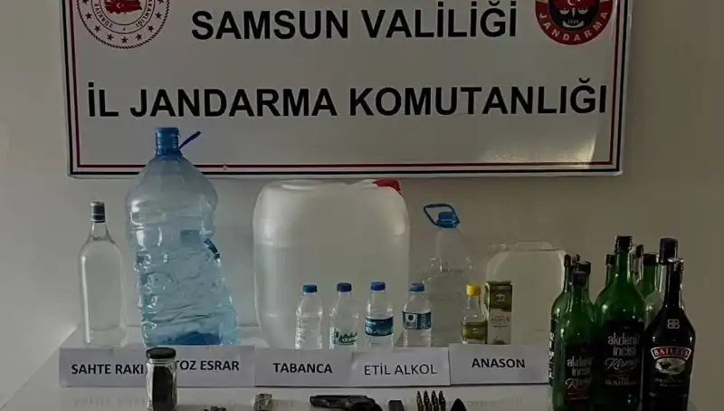 Samsun’da Dev Sahte İçki Operasyonu: Litrelerce İmha Edildi!