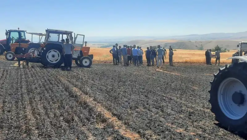 Yozgat’ta Dev Yangın: 100 Dönüm Tarım Alanı Kül Oldu!
