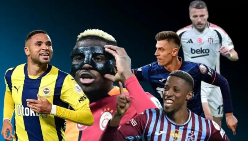 Süper Lig'de Gol Krallığı Yarışı Kızıştı: Osimhen, Banza ve En-Nesyri'nin Performansı