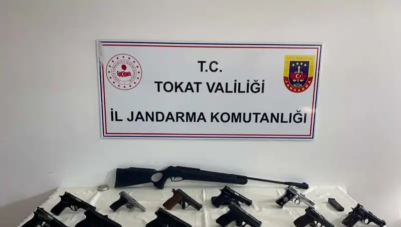 Tokat’ta Şok Kaçak Silah Operasyonu: İki Şüpheli Yakalandı